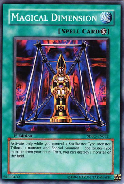 Magical Dimension - Structure Deck: Spellcaster's Command YuGiOh trading card
