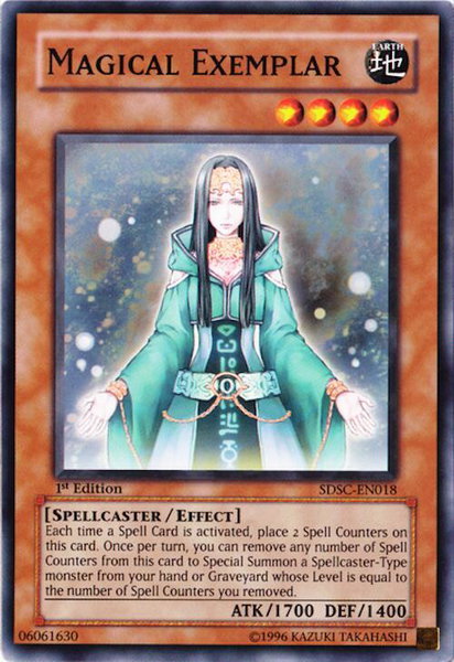 Magical Exemplar trading card from Structure Deck: Spellcaster's Command Magical Exemplar - Structure Deck: Spellcaster's Command YuGiOh trading card