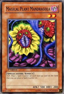 Magical Plant Mandragola - Structure Deck: Spellcaster's Command (SDSC) #SDSC-EN012 - Common / Short Print YuGiOh Trading Card