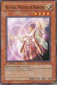 Mei-Kou, Master of Barriers - Structure Deck: Spellcaster's Command YuGiOh trading card