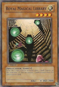 Royal Magical Library - Structure Deck: Spellcaster's Command (SDSC) #SDSC-EN013 - Common / Short Print YuGiOh Trading Card