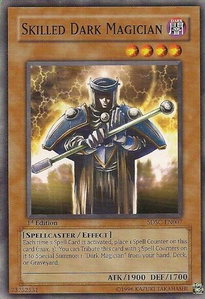 Skilled Dark Magician - Structure Deck: Spellcaster's Command (SDSC) #SDSC-EN007 - Common / Short Print YuGiOh Trading Card