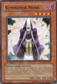 Summoner Monk - Structure Deck: Spellcaster's Command (SDSC) #SDSC-EN005 - Common / Short Print YuGiOh Trading Card