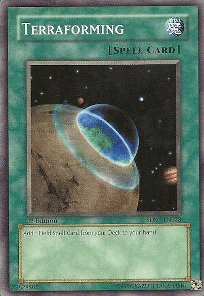 Terraforming - Structure Deck: Spellcaster's Command YuGiOh trading card