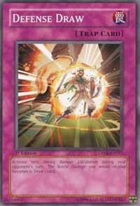 Defense Draw trading card from Duelist Pack 8: Yusei Fudo Defense Draw - Duelist Pack 8: Yusei Fudo YuGiOh trading card