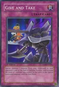 Give and Take - Duelist Pack 8: Yusei Fudo (DP08) #DP08-EN029 - Super Rare YuGiOh Trading Card