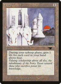Ivory Tower - Antiquities (ATQ) #53 - Uncommon Magic: The Gathering Trading Card