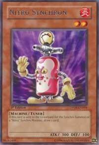 Nitro Synchron - Duelist Pack 8: Yusei Fudo (DP08) #DP08-EN004 - Rare YuGiOh Trading Card