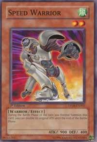 Speed Warrior trading card from Duelist Pack 8: Yusei Fudo Speed Warrior - Duelist Pack 8: Yusei Fudo YuGiOh trading card