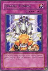 Urgent Tuning trading card from Duelist Pack 8: Yusei Fudo Urgent Tuning - Duelist Pack 8: Yusei Fudo YuGiOh trading card