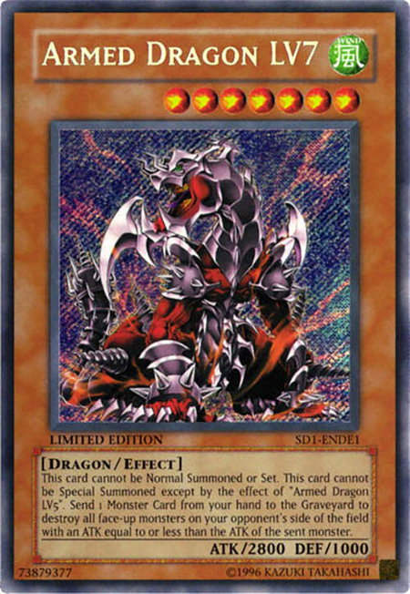 Armed Dragon Lv7 - Structure Deck: Deluxe Edition YuGiOh trading card