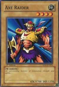 Axe Raider trading card from 5D's 2008 Starter Deck Axe Raider - 5D's 2008 Starter Deck YuGiOh trading card