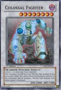 Colossal Fighter (SR) - 5D's 2008 Starter Deck YuGiOh trading card