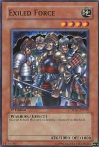 Exiled Force trading card from 5D's 2008 Starter Deck Exiled Force - 5D's 2008 Starter Deck YuGiOh trading card