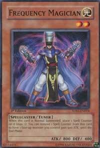Frequency Magician trading card from 5D's 2008 Starter Deck Frequency Magician - 5D's 2008 Starter Deck YuGiOh trading card