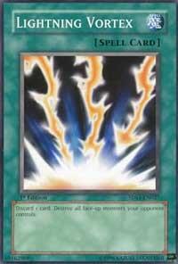 Lightning Vortex - 5D's 2008 Starter Deck (5DS1) #5DS1-EN027 - Common / Short Print YuGiOh Trading Card