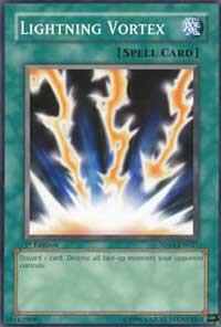 Lightning Vortex trading card from 5D's 2008 Starter Deck Lightning Vortex - 5D's 2008 Starter Deck YuGiOh trading card