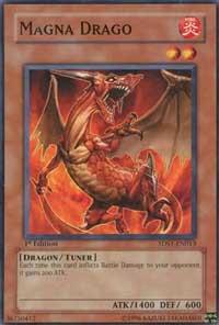 Magna Drago trading card from 5D's 2008 Starter Deck Magna Drago - 5D's 2008 Starter Deck YuGiOh trading card