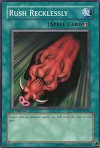 Rush Recklessly trading card from 5D's 2008 Starter Deck Rush Recklessly - 5D's 2008 Starter Deck YuGiOh trading card