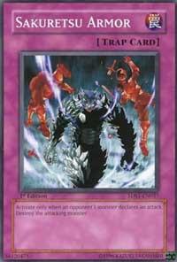Sakuretsu Armor trading card from 5D's 2008 Starter Deck Sakuretsu Armor - 5D's 2008 Starter Deck YuGiOh trading card