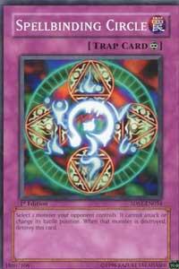 Spellbinding Circle trading card from 5D's 2008 Starter Deck Spellbinding Circle - 5D's 2008 Starter Deck YuGiOh trading card