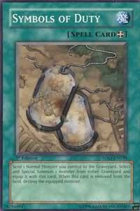 Symbols of Duty - 5D's 2008 Starter Deck YuGiOh trading card