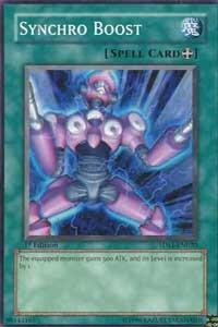 Synchro Boost - 5D's 2008 Starter Deck (5DS1) #5DS1-EN020 - Common / Short Print YuGiOh Trading Card