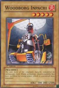 Woodborg Inpachi trading card from 5D's 2008 Starter Deck Woodborg Inpachi - 5D's 2008 Starter Deck YuGiOh trading card