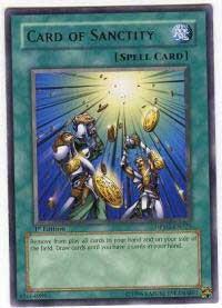 Card of Sanctity - Duelist Pack: Yugi YuGiOh trading card