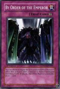 By Order of the Emperor - Structure Deck: The Dark Emperor YuGiOh trading card