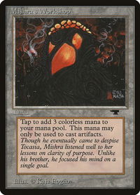 Mishra's Workshop - Antiquities (ATQ) #81 - Rare Magic: The Gathering Trading Card