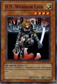 D.D. Warrior Lady - Structure Deck: The Dark Emperor (SDDE) #SDDE-EN010 - Common / Short Print YuGiOh Trading Card