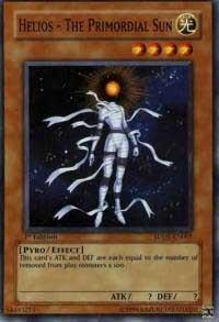 Helios - The Primordial Sun - Structure Deck: The Dark Emperor (SDDE) #SDDE-EN005 - Common / Short Print YuGiOh Trading Card