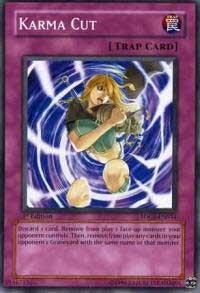 Karma Cut trading card from Structure Deck: The Dark Emperor Karma Cut - Structure Deck: The Dark Emperor YuGiOh trading card