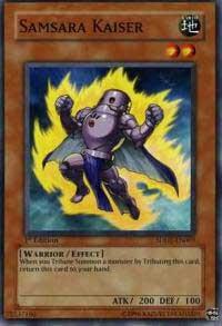 Samsara Kaiser trading card from Structure Deck: The Dark Emperor Samsara Kaiser - Structure Deck: The Dark Emperor YuGiOh trading card