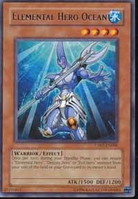 Elemental Hero Ocean trading card from Champion Pack 7 Elemental Hero Ocean - Champion Pack 7 YuGiOh trading card