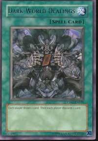 Dark World Dealings trading card from Champion Pack 7 Dark World Dealings - Champion Pack 7 YuGiOh trading card