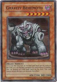 Gravity Behemoth trading card from Champion Pack 8 Gravity Behemoth - Champion Pack 8 YuGiOh trading card