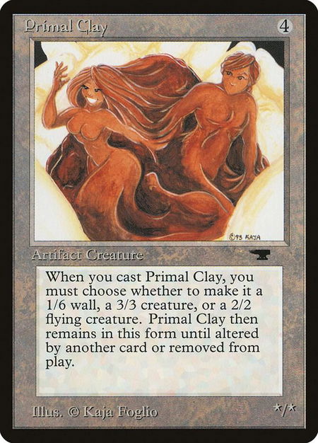Primal Clay - Antiquities Magic: The Gathering trading card