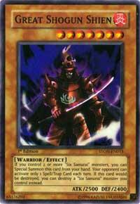 Great Shogun Shien - Champion Pack 8 YuGiOh trading card