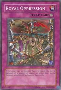 Royal Oppression trading card from Champion Pack 8 Royal Oppression - Champion Pack 8 YuGiOh trading card