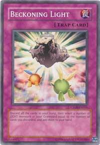 Beckoning Light trading card from Champion Pack 8 Beckoning Light - Champion Pack 8 YuGiOh trading card