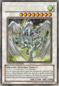 Stardust Dragon - 2008 Collectors Tin (CT05) #CT05-EN001 - Secret Rare YuGiOh Trading Card