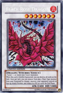 Black Rose Dragon - 2008 Collectors Tin (CT05) #CT05-EN003 - Secret Rare YuGiOh Trading Card