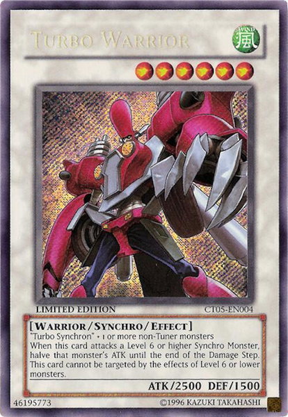 Turbo Warrior trading card from 2008 Collectors Tin Turbo Warrior - 2008 Collectors Tin YuGiOh trading card