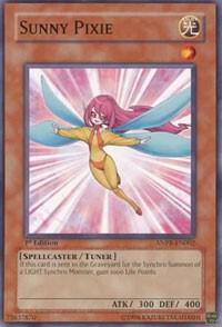 Sunny Pixie trading card from Ancient Prophecy Sunny Pixie - Ancient Prophecy YuGiOh trading card