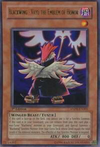 Blackwing - Vayu the Emblem of Honor - Ancient Prophecy (ANPR) #ANPR-EN005 - Ultra Rare YuGiOh Trading Card