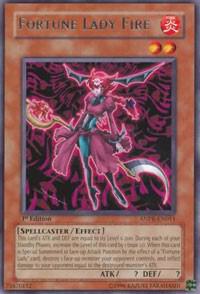 Fortune Lady Fire - Ancient Prophecy YuGiOh trading card
