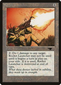 Rocket Launcher - Antiquities (ATQ) #63 - Uncommon Magic: The Gathering Trading Card