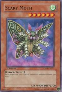 Scary Moth trading card from Ancient Prophecy Scary Moth - Ancient Prophecy YuGiOh trading card